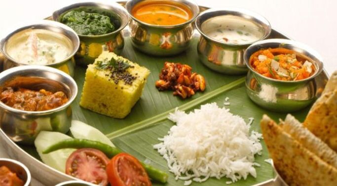 Menu options for the day