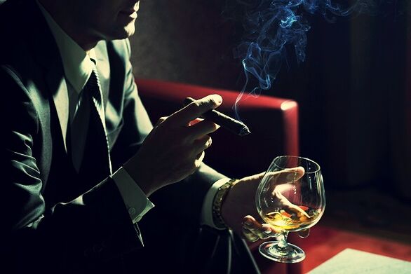 smoking and alcohol as potential negative factors